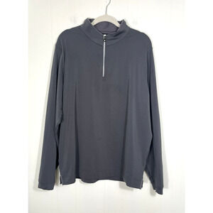 FootJoy FJ 1/4 Zip Pullover Gray Stretch Jacket Sweater Top Mens Large